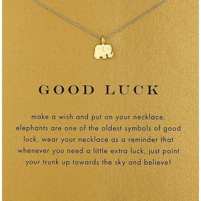 Higherchakra Necklace Elephant / Gold Charm Necklaces