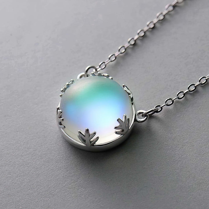 Aurora Borealis Crystal Forest Necklace - Northern Lights