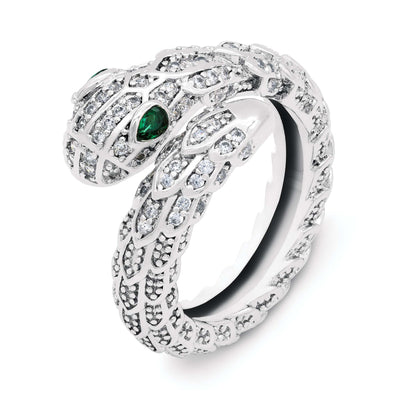 Naga - The Serpent Ring Silver / Adjustable (Size US 5 - US 11) Higherchakra Rings Serpent Ring - Snake Ring of Protection - Naga