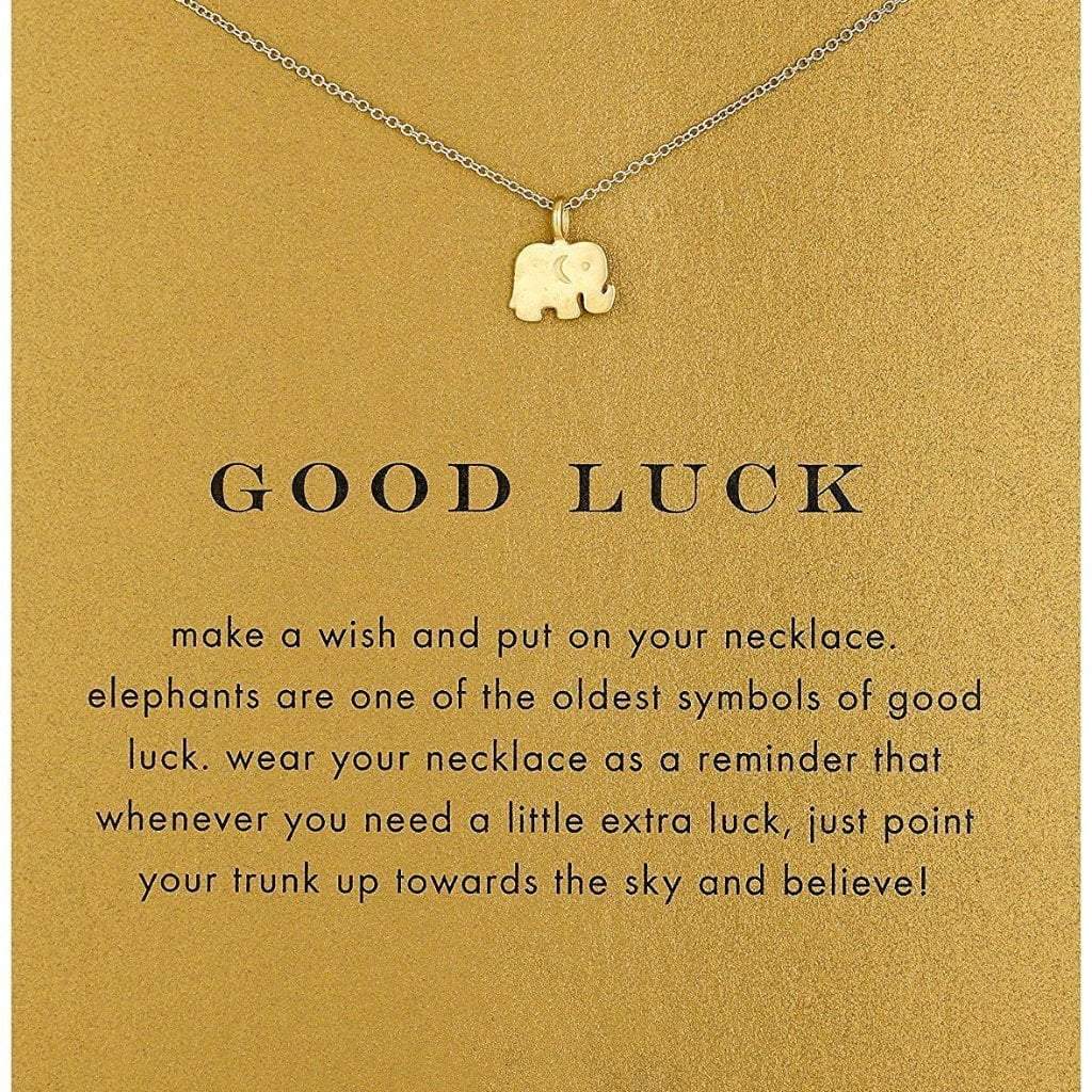 Higherchakra Necklace Elephant / Gold Charm Necklaces